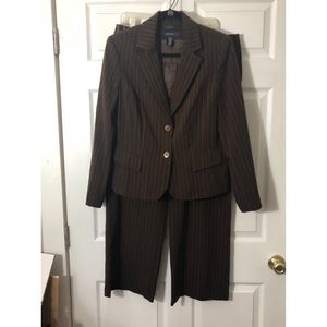 Brown Pants Suit